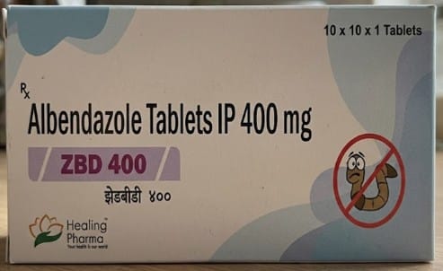 ZBD 400 mg 400mg Tablets – Albendazole - 400mg