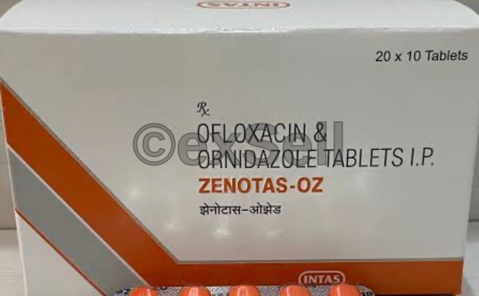 Zenotas OZ Tablet 200mg + 200mg Tablet – Ofloxacin (200mg) + Ornidazole (500mg)