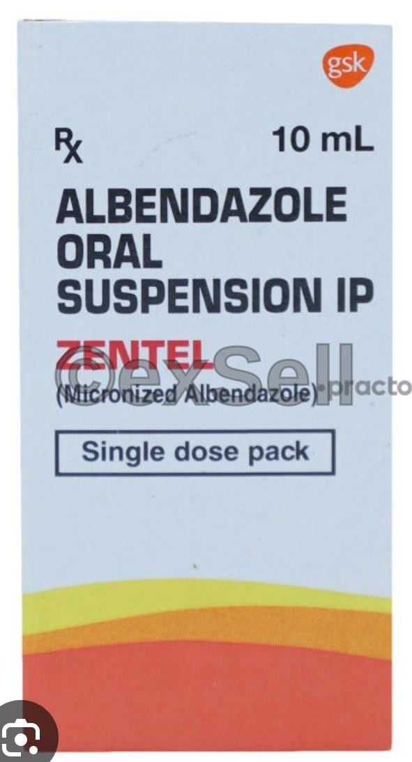 Zental 200mg Syrup 200mg Syrup – Albendazole (200mg)