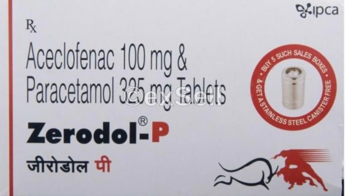 Zerodol P Tablet 100mg/325 mg Tablet – Aceclofenac (100mg) + Paracetamol (325mg)