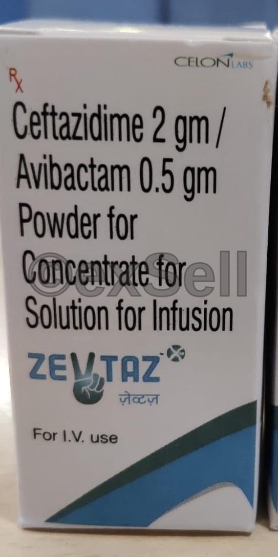 Zevtaz 2000mg/500mg Injection 200mg + 500 mg Injection – Ceftazidime (2000mg) + Tazobactum (500mg)