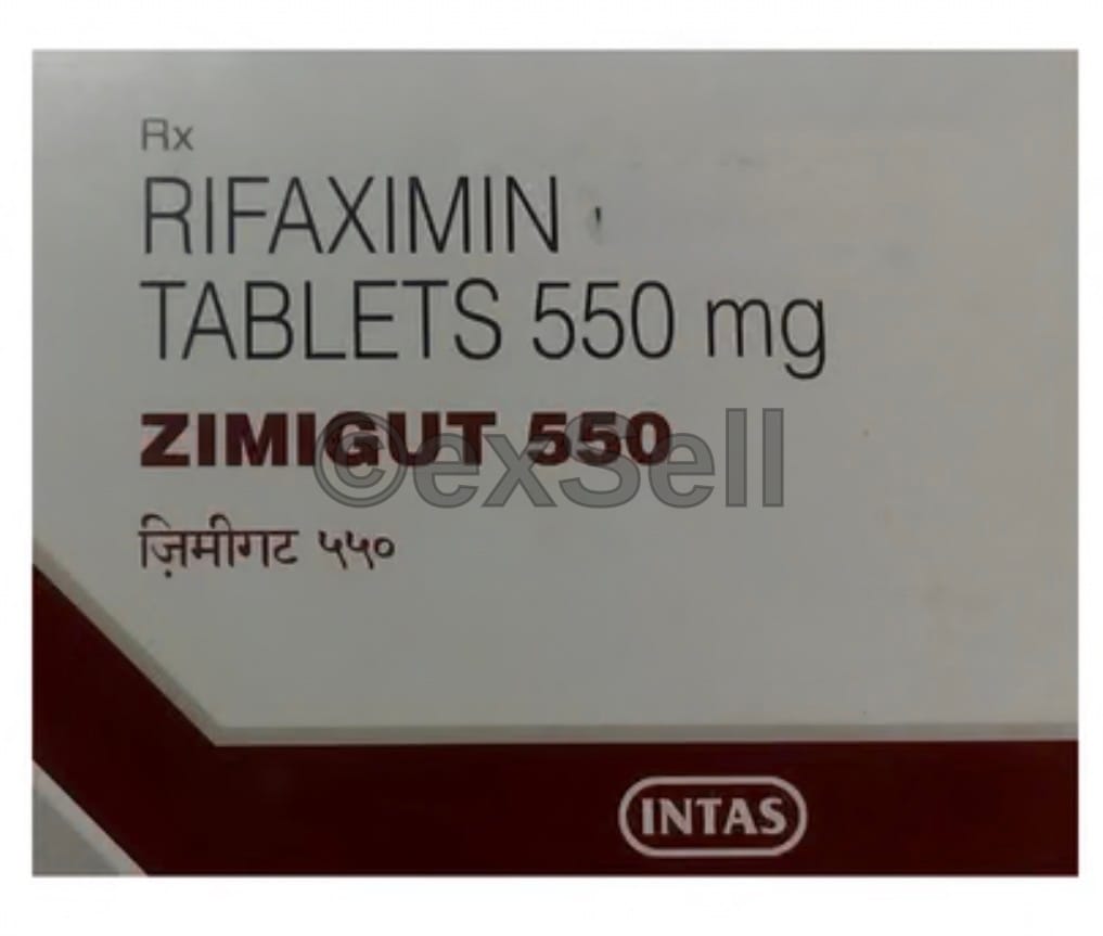 Zimigut 550mg Tablet 550mg Tablet – Rifaximin (550mg)