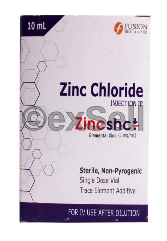 Zincshot Injection 1mg/ml Vial – Zinc Chloride (1mg/ml)