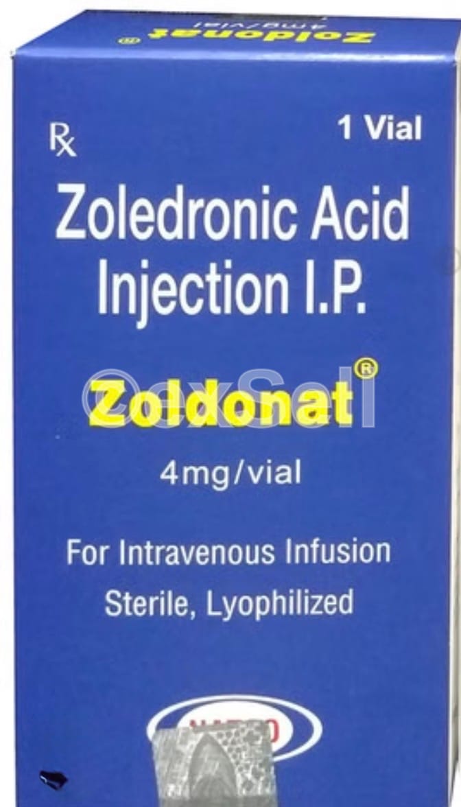 Zoldonat 4mg Injection 4 mg Injection – Zoledronic acid (4mg)