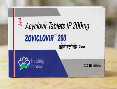 Zoviclovir 200 200 mg Tablets – Acyclovir 200 mg
