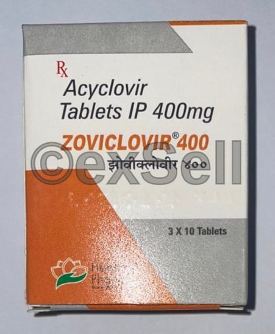 Zoviclovir 400mg Tablet 400mg Tablet – Acyclovir (400mg)