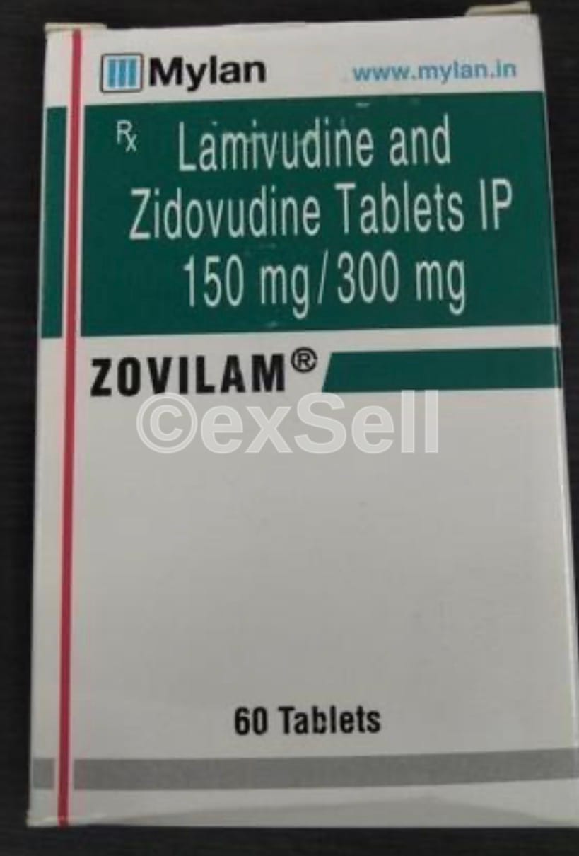 Zovilam 150mg/300mg Tablet 150mg+300mg Tablet – Lamivudine (150mg) + Zidovudine (300mg)