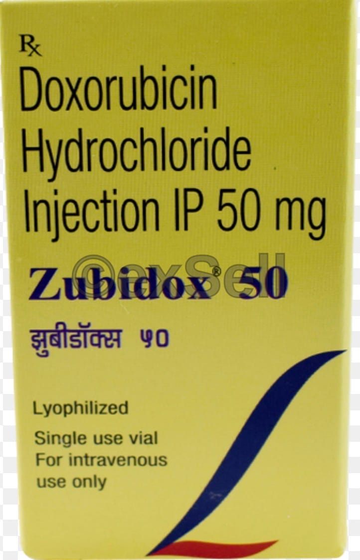 Zubidox 50mg Injection 50mg Vial – Doxorubicin (50mg)