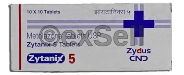 Zytanix 5mg Tablet 5mg Tablet – Metolazone (5mg)